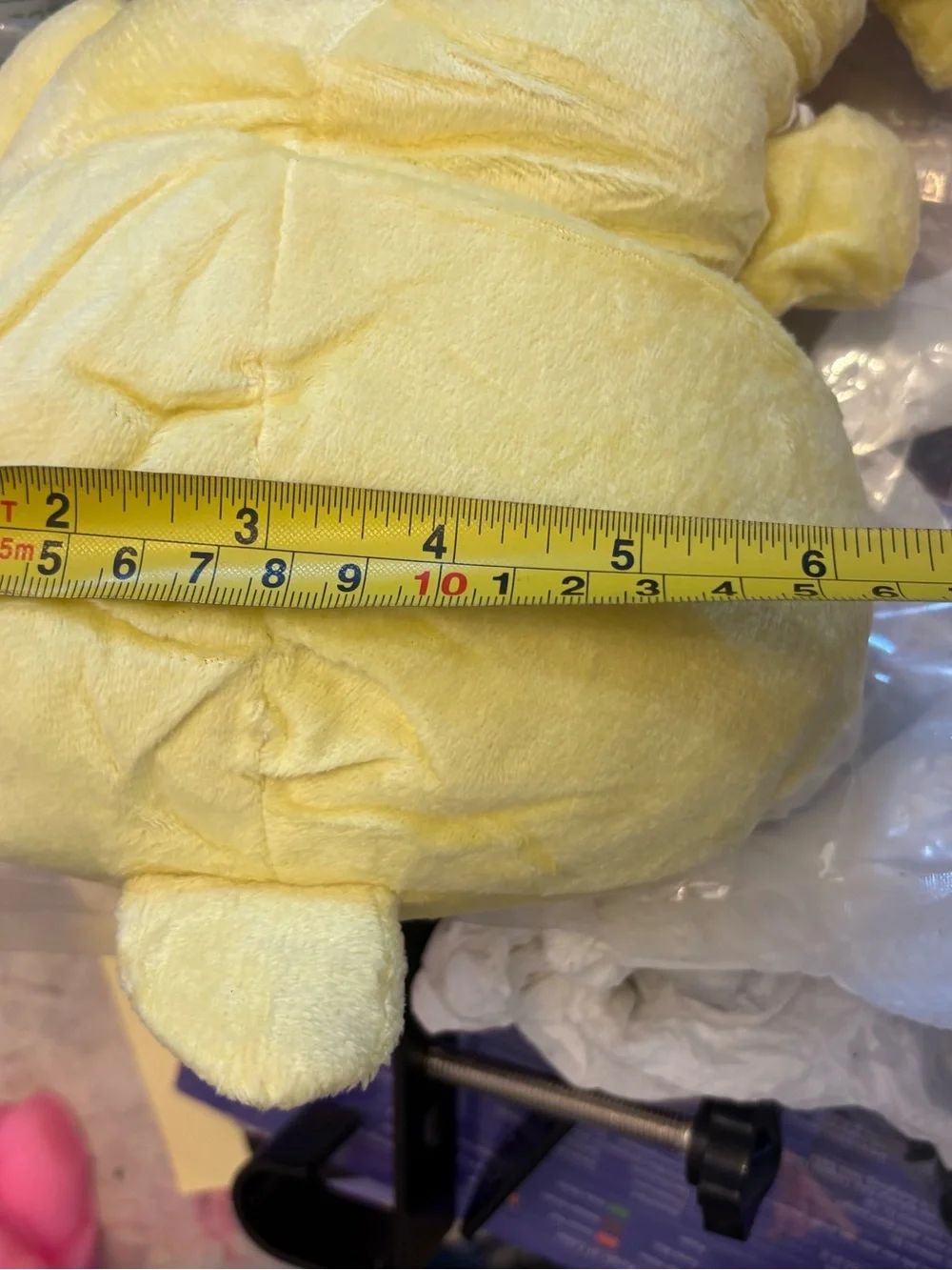 New Open Bag Yellow Baby Shark Plushy